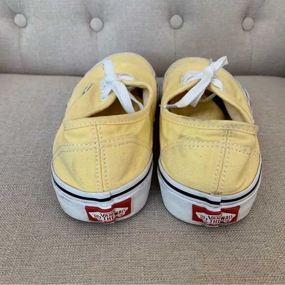 Vans Authentic Style Yellow Haze Shoes Unisex Women’s Size 8 Men’s Size 6.5 - Picture 5 of 8